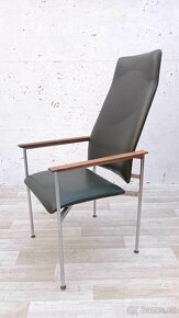 Retro stoličky s chrómovou konštrukciou, 7 ks, 70.roky - 13