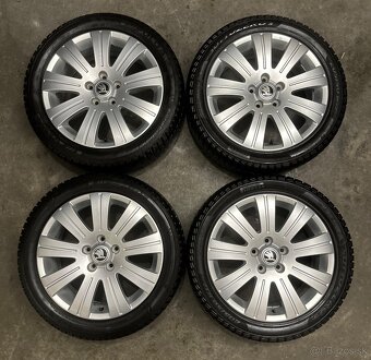 Zimná sada 5x112 R17 , 205/50/17 - Superb, Octavia, Golf - 14