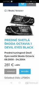 Predám Angel eyes devil na škoda oktavia 1 - 14