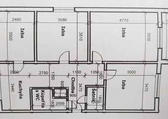 4. Izbový byt, 80 m2, Michalovce - 14