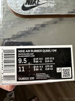 Nike Rubber Dunk Off White EU43 - 14