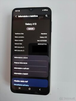 SAMSUNG GALAXY A13 DUAL SIM 3/32 GB Sivý Výborný Stav - 14