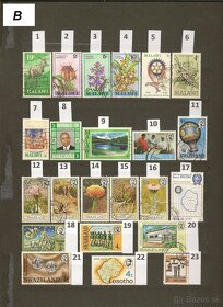 Filatelia-Poštové známky na predaj, 10 cent za kus - 14