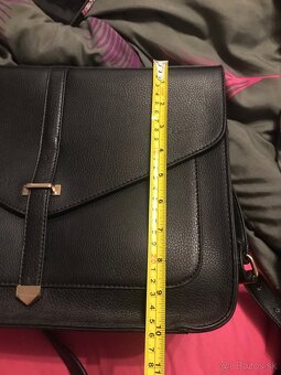 Čierna aktovka / kabelka crossbody - 14