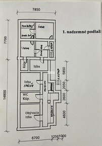 GEČA: 5 izbový rodinný dom. Vhodný aj na PODNIKANIE. 1033 m2 - 14