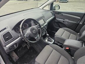 VW Sharan 2.0 4x4 103kW DSG 7 miest bi-xenon ťažné  WEBASTO - 14