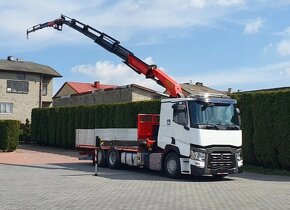 7178 - Renault T460 - 6x2 - Valník + HR-PALFINGER PK 26002 E - 14