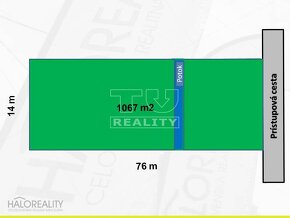 Na predaj pozemok o rozlohe 1067 m2 Veľké Bedzany. - 14