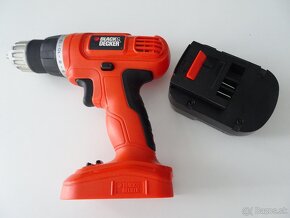 Predám kvalitnú AKU-VŔTAČKA/ŠRÓBOVAčKA+BATERIA Black Decker - 14