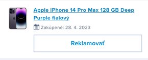 iPhone 14 Pro Max 128GB- Deep purple - 14