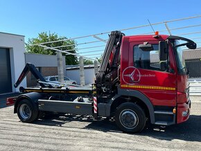 MERCEDES-BENZ ATEGO 1218 HÁKOVÝ NAŤAHOVÁK + HYDRAULICKÁ RUKA - 14