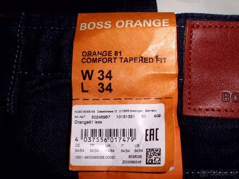 Hugo Boss Comfort fit nové pánske rifle  L 34/34 - 14