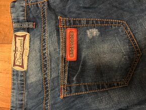 DSGUARED2 originál jeansove capri nohavice XL - 14
