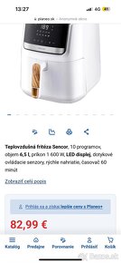 Teplovzdušná fritéza Sencor SFR 6551WH - 14