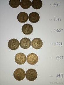 1koruna 1968,1961,1964,1965,1975,1976,1979 - 14