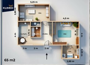 2,5 izbový byt | Prešov - Exnárova ulica - 14