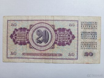 Lot bankovky Juholslávia 1965 UNC - 14