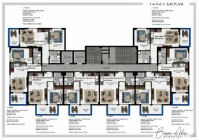 Štýlové apartmány v blízkosti centra v Alanyi Avsallar - 14