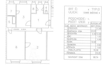 REZERVOVANÝ 2 IZBOVÝ BYT, STARÁ BAŠTOVÁ, KOŠICE, STARÉ MESTO - 14