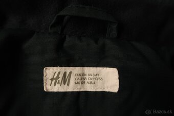 Prechodná bunda vetrovka H&M 104 (3-4 r.) TOP STAV - 14