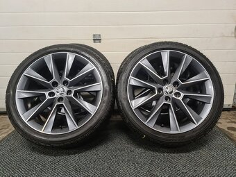 5X100 R17 ŠKODA+ LETNE PNEU 215/40 R17 - 14