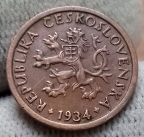 Československé  medené 10haliere. - 14