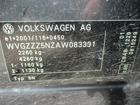 VW Tiguan 2,0TDi 103kw 4x4 2010 R-line bez koroze - 14