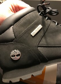 Timberland euro sprint mid hiker black nubuck veľkosť 50 - 14