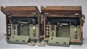 2x ARMÁDNY POĽNÝ TELEFÓN / Armeetelephon 1932 SWISS WW2 - 14