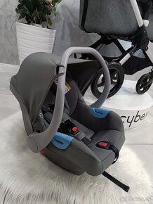 TROJKOMBINÁCIA BUGABOO FOX ALU MELANGE BLACK - 14