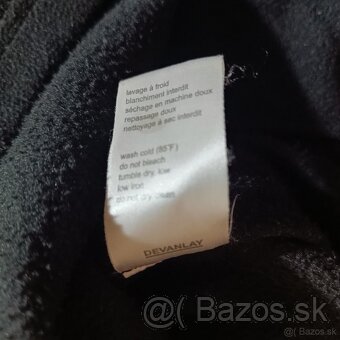 Lacoste čierna flísová mikina fleece jacket full zip L - 14