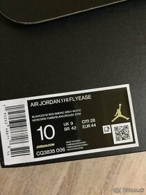 TENISKY NIKE AIR JORDAN 1 Hi FlyEase EU 44  (UK 9) + darček - 14