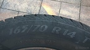 Disky 5x100 SKODA-VW-SEAT + 165/70 R14 81T ZIMA - 14