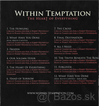 CD Within Temptation – The Heart Of Everything 2007 digipack - 14