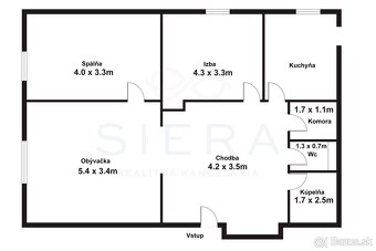 PREDAJ veľký 3 izbový byt Nové Mesto nad Váhom v Centre - 14