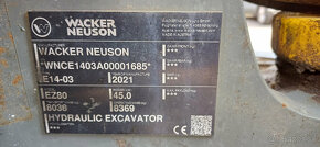 Pásové rýpadlo / Pásový Báger Wacker Neuson EZ80 - 14