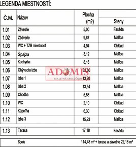 Predáme nadštandardný 4izbový bungalov Cestice 131m2,ČOV,vod - 14