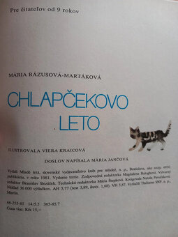 Chlapčekovo leto - Mária Rázusová Martáková, z roku 1981 - 14