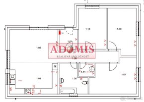 Predáme tehlový 4izbový bungalov Cestice,kompletne zariadený - 14