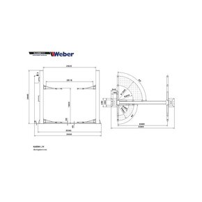 Dvojstĺpový zdvihák 4.2T WEBER - 14