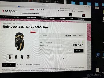 UPLNE NOVE PROFI RUKAVICE CCM SUPER TACKS ASV PRO SR - 14