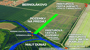 POZEMOK Bernolákovo, ELEKTRIKA, pri ROD. DOMOCH, 2x PRÍSTUP - 14