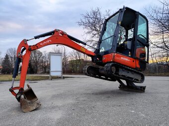 Minibager Kubota, rok 2017. Vaha 1600kg. Rozsirovaci. - 14