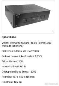 Sony TA E 2000 ESD, TA N 55 ES set zosilovač k servisu - 14