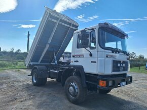 MAN 17.222 Trojstranný sklápač 4x4 - 14