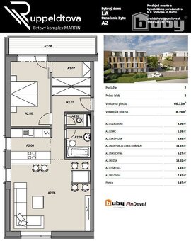 Predám veľký 2 izbový byt v novostavbe s parkovacím miestom, - 14