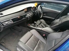 Čierne kožené, elektrické sedadlá bmw e60 - 14