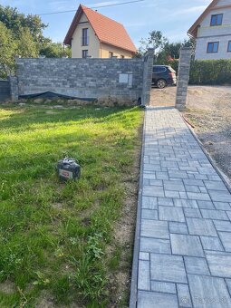 Oporny mur, betonazne prace, zakladova doska - 14