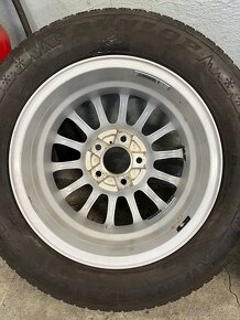 Mercedes zimné 195/65 r15, disky 15x6,5j, 5x112 - 14