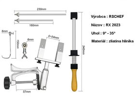 Profi systém ostrenia nožov + 4 brúsne kamene - 14